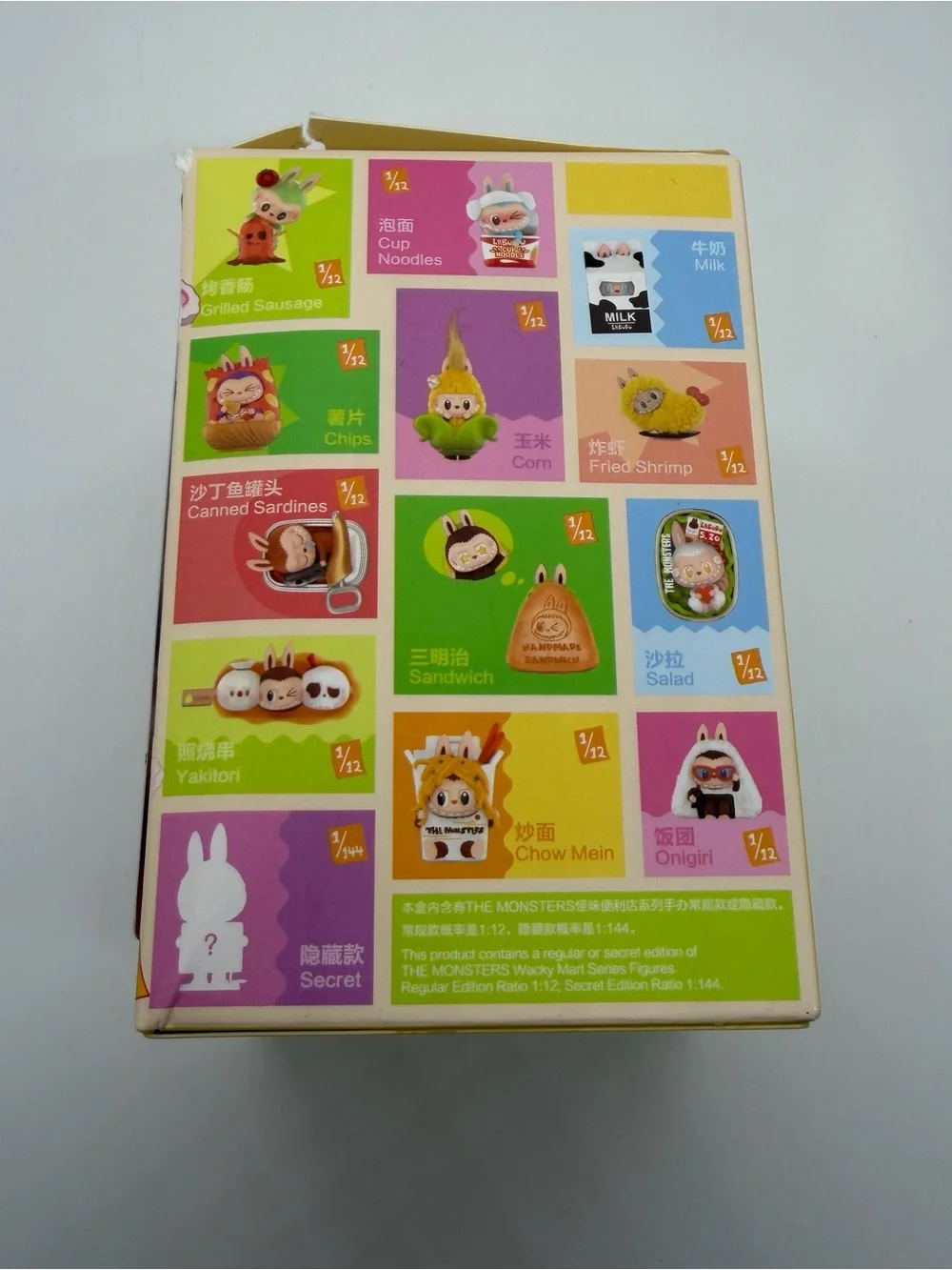 Pop Mart Wacky Mart The Monsters Confirmed Handmade Sandwich Figure